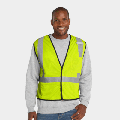 CornerStone® ANSI 107 Class 2 Mesh Zippered Vest