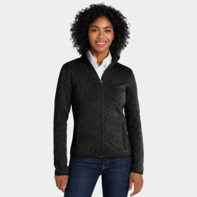 Port Authority® Women's Sweater Fleece Jacket