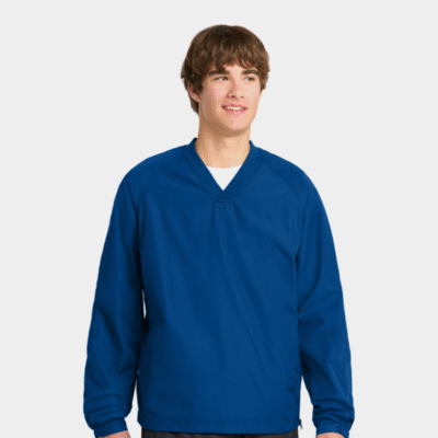 Sport-Tek® V-Neck Raglan Wind Shirt